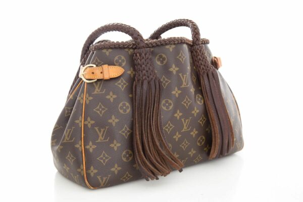 LV Brown Canvas Monogram Revamped Fringe Handbag - Image 3