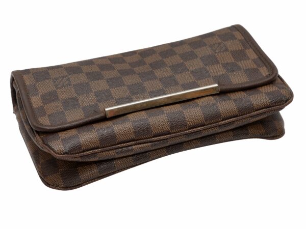 Brown LV Damier Ebene Hoxton PM Crossbody Bag - Image 5