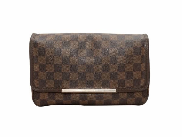 Brown LV Damier Ebene Hoxton PM Crossbody Bag - Image 2