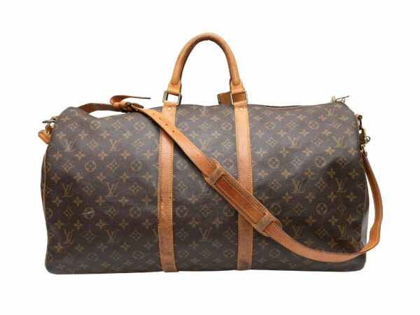 Brown LV 1989 Keepall Bandouliere 45 Bag