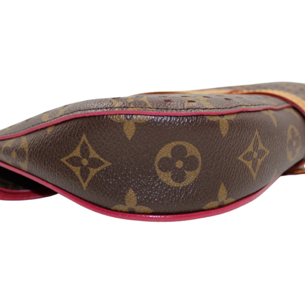 LV Saumur Monagram Perforated Clutch - Image 8