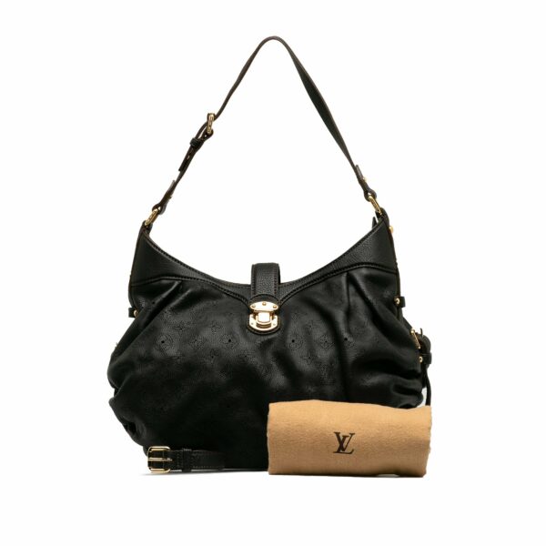 Black LV Monogram Mahina XS Crossbody Bag - Image 12