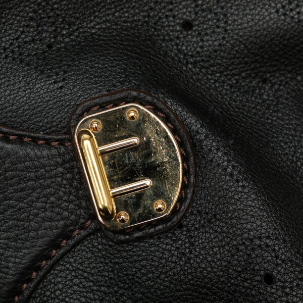 Black LV Monogram Mahina XS Crossbody Bag - Image 9