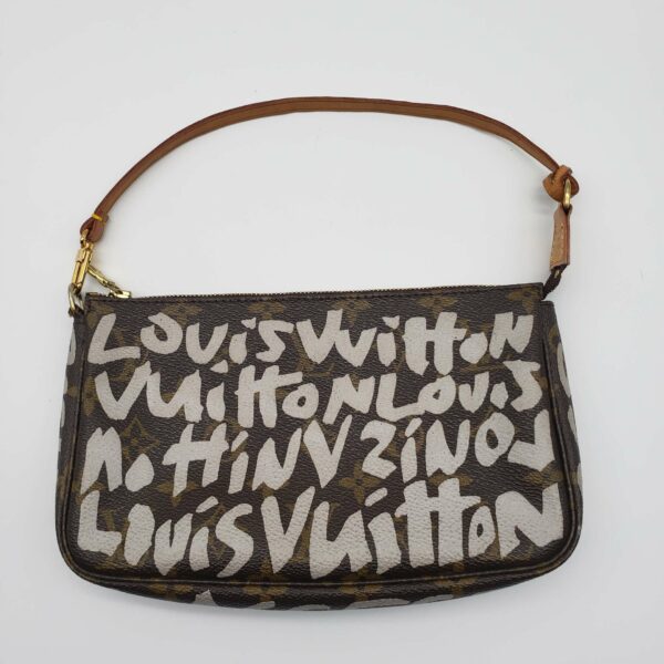 LV Accessories Brown Monogram Graffiti Hand Bag - Image 2