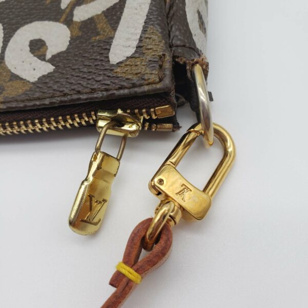 LV Accessories Brown Monogram Graffiti Hand Bag - Image 9