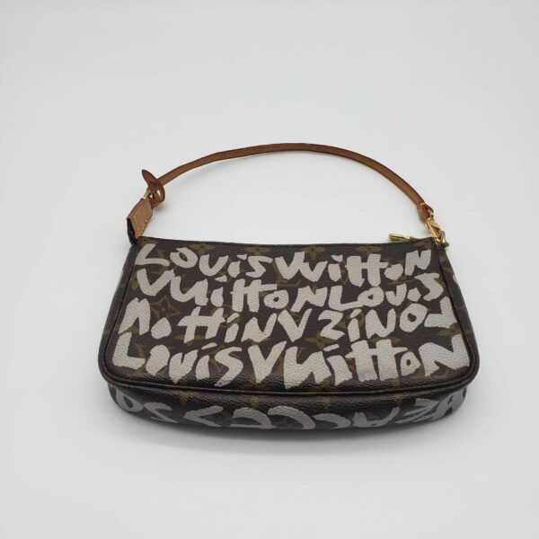 LV Accessories Brown Monogram Graffiti Hand Bag - Image 4