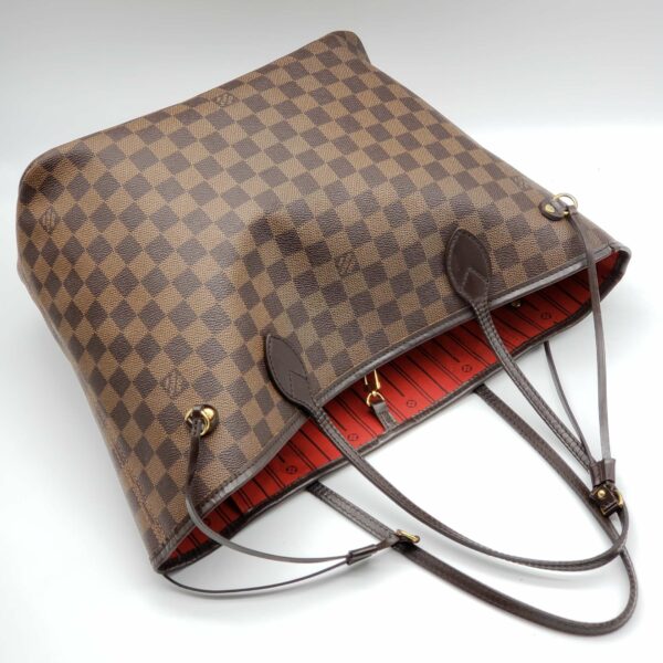 LV Neverfull MM Browns Damier Tote Bag - Image 4