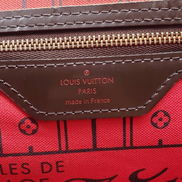 LV Neverfull MM Browns Damier Tote Bag - Image 17