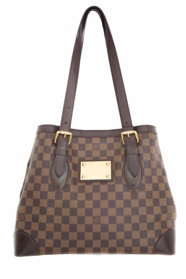 LV 2008 Brown Damier Ebene Hamstead Handbag