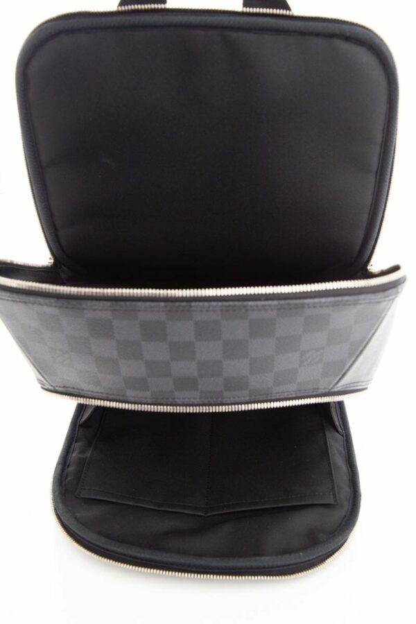 LV Black Damier Michael Backpack - Image 7