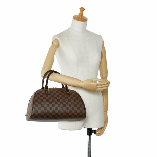 Brown LV Damier Ebene Ribera MM Handbag - Image 10