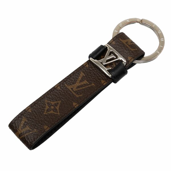 Brown LV Monogram Dragonne Key Chain