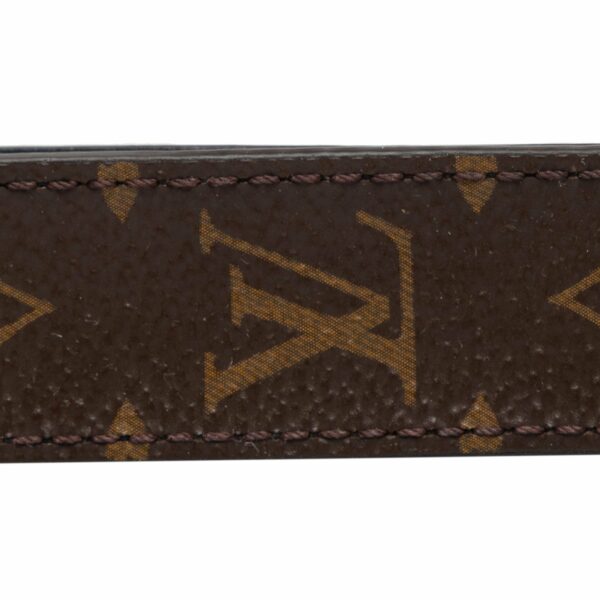 Brown LV Monogram Dragonne Key Chain - Image 6