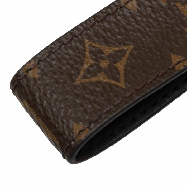 Brown LV Monogram Dragonne Key Chain - Image 7