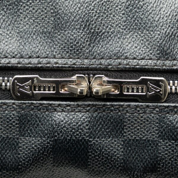 Black LV Damier Graphite Icare Business Bag - Image 11