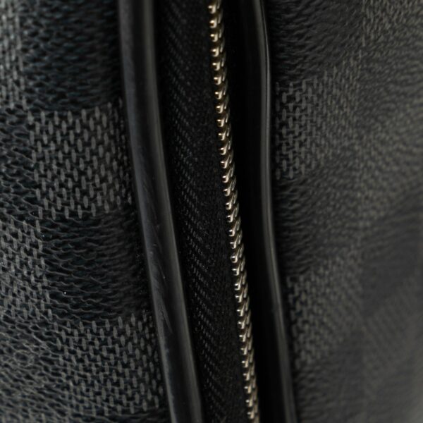 Black LV Damier Graphite Icare Business Bag - Image 12