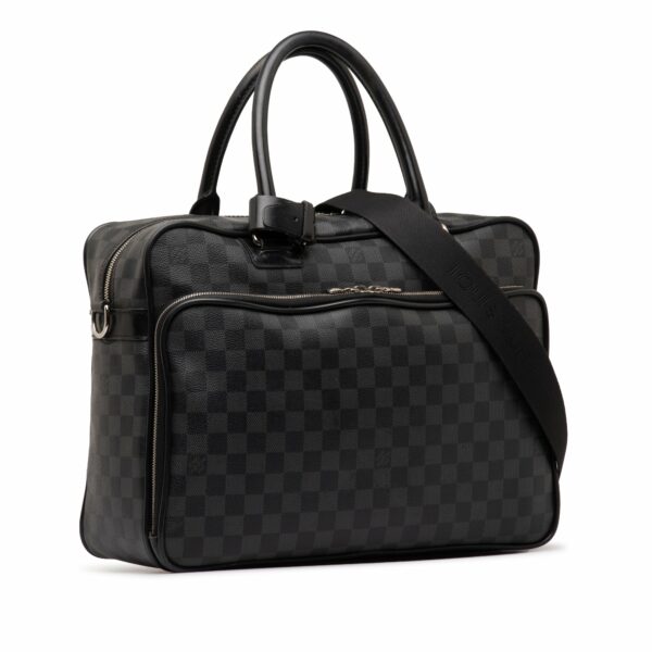 Black LV Damier Graphite Icare Business Bag - Image 2