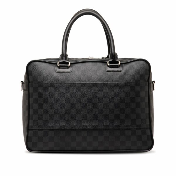 Black LV Damier Graphite Icare Business Bag - Image 3