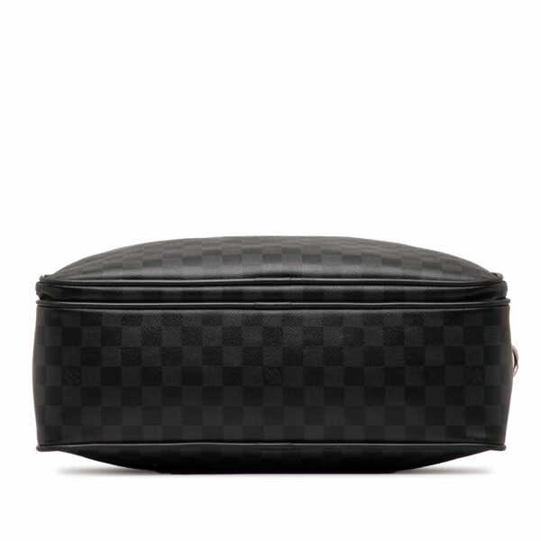 Black LV Damier Graphite Icare Business Bag - Image 4