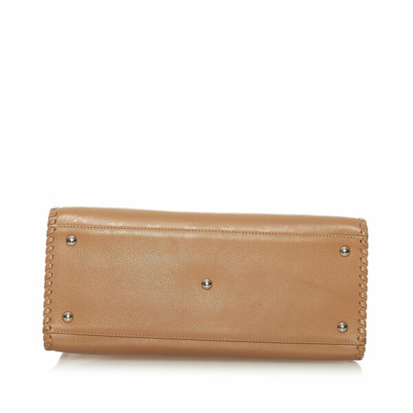 Tan LV Monogram Cuir Plume Very Zipped - Image 4