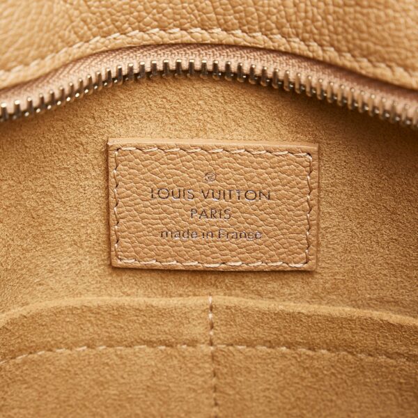 Tan LV Monogram Cuir Plume Very Zipped - Image 6