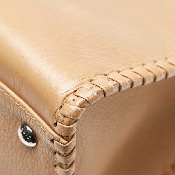 Tan LV Monogram Cuir Plume Very Zipped - Image 8