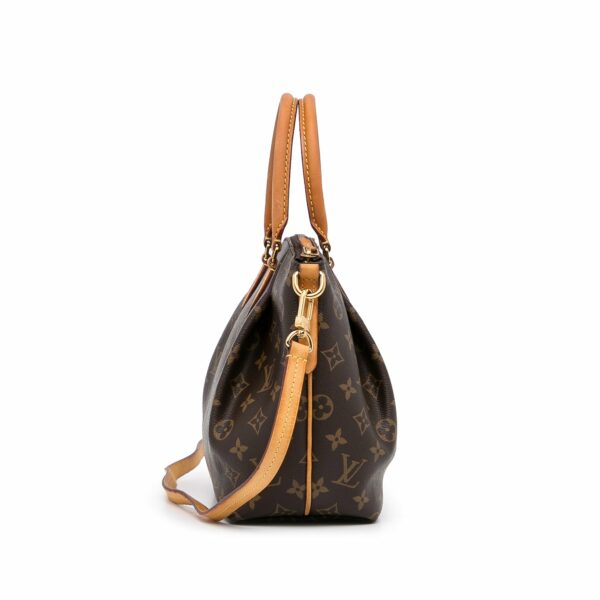 Brown LV Monogram Turenne PM Satchel - Image 4