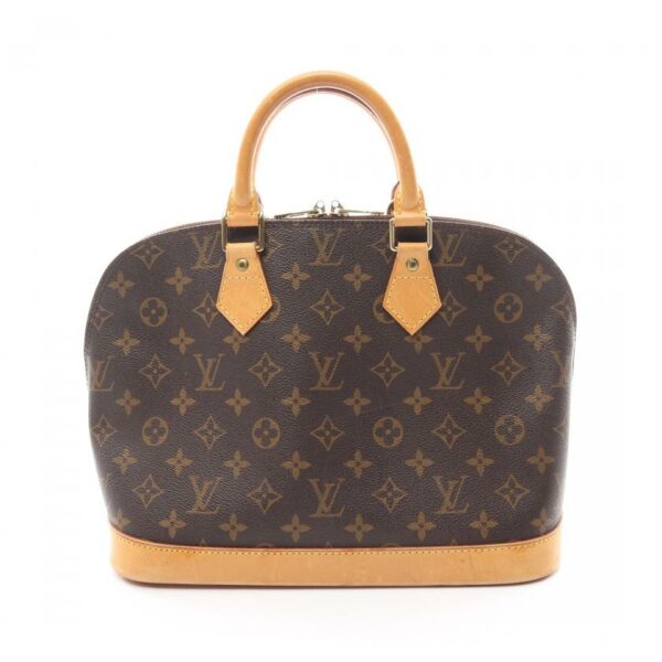 LV fresh Monogram Alma PM Handbag,Brown