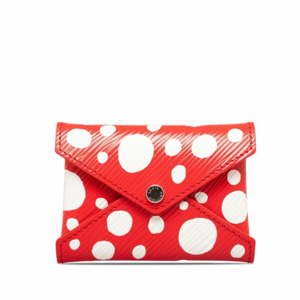 Red LV x Yayoi Kusama Small Epi Kirigami Pouch