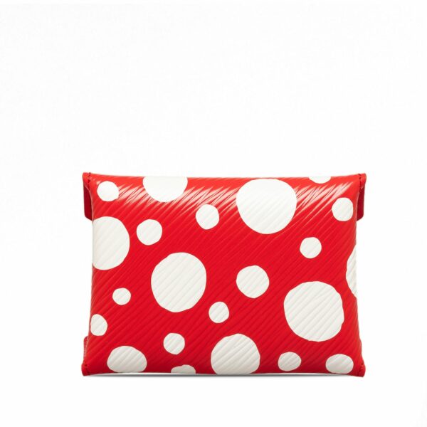 Red LV x Yayoi Kusama Small Epi Kirigami Pouch - Image 3