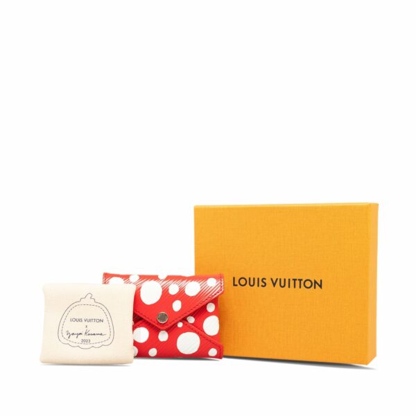 Red LV x Yayoi Kusama Small Epi Kirigami Pouch - Image 8