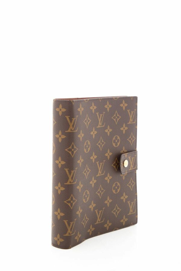 LV Brown Monogram Canvas Travel Log Agenda