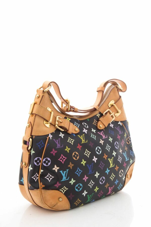 LV Multicolor Greta Black Handbag - Image 2