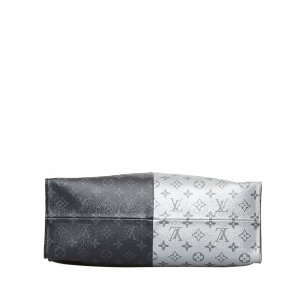 Black LV Split Monogram Eclipse North South Tote - Image 2