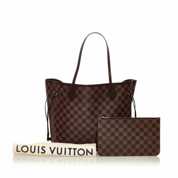 Brown LV Damier Ebene Neverfull MM Tote Bag - Image 13