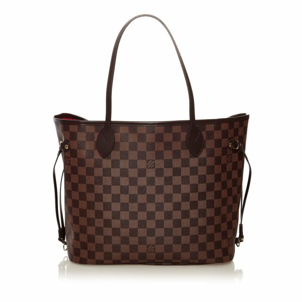 Brown LV Damier Ebene Neverfull MM Tote Bag - Image 2