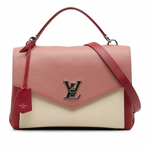 Pink LV MyLockMe Handle Bag Satchel