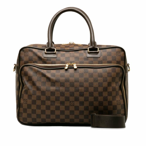 Brown LV Damier Ebene Icare Business Bag - Image 13