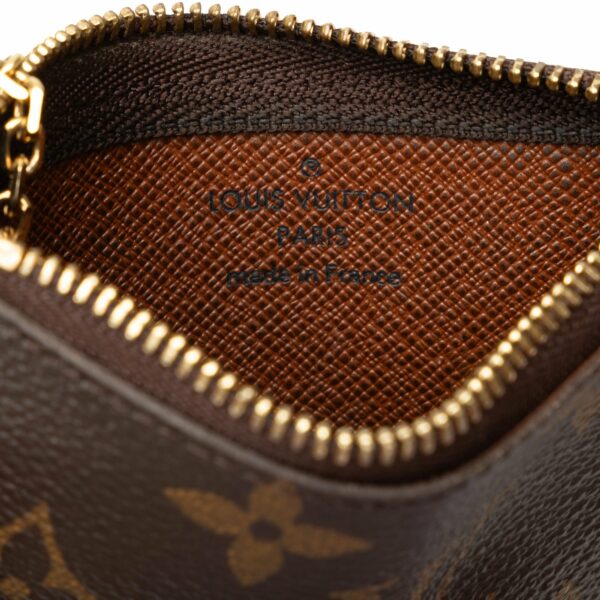 Brown LV Monogram Pochette Cles Coin Pouch - Image 6