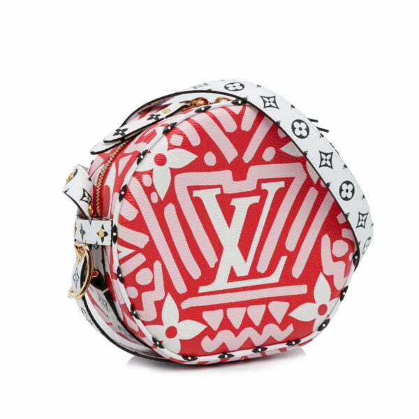 Red LV Monogram Giant Crafty Boite Chapeau Souple PM Crossbody Bag - Image 2