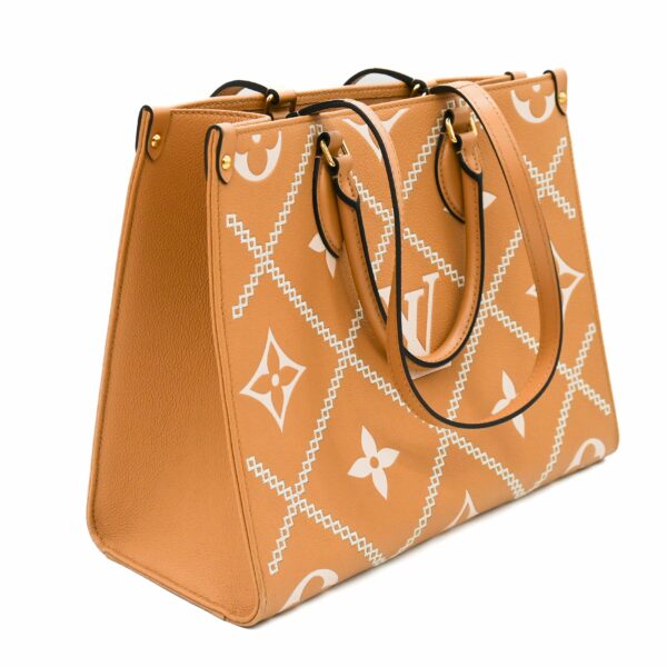 LV OnTheGo Monogram Empreinte Giant Broderies MM Tote Bag - Image 3