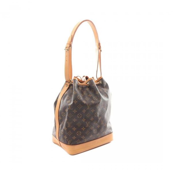 LV Noe Monogram Shoulder Bag PVC Leather Brown - Image 2