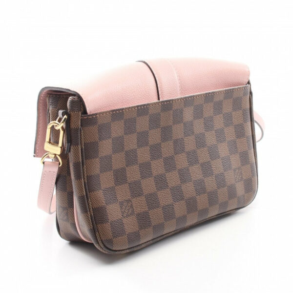 LV Pink Clapton Crossbody Bag Damier and Leather PM - Image 3