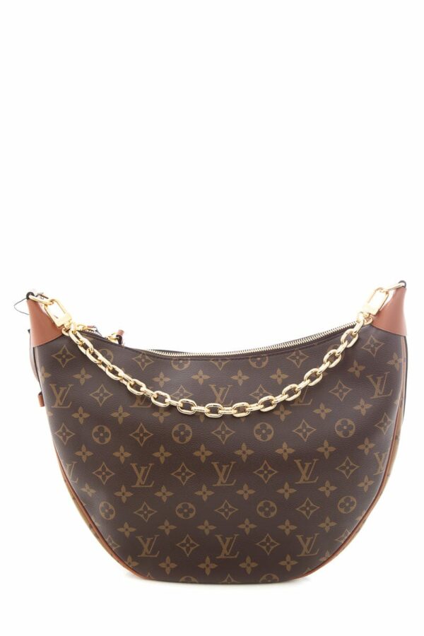 LV Brown Reverse Monogram Hobo - Image 9