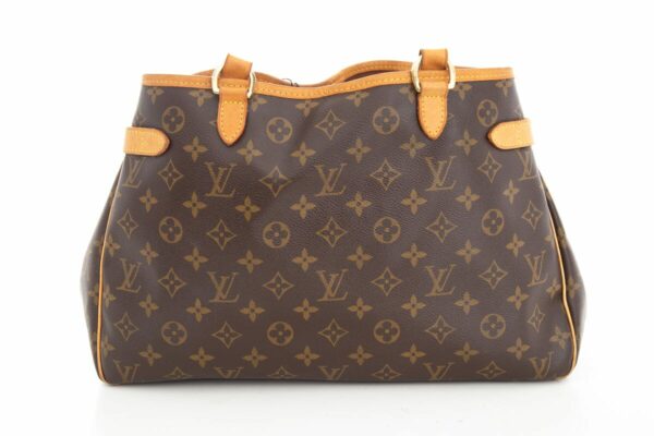 LV Brown Canvas Batignolles Horizontal Handbag - Image 4