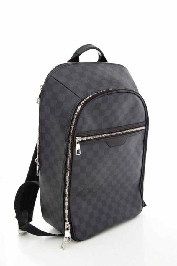 LV Black Damier Michael Backpack - Image 3