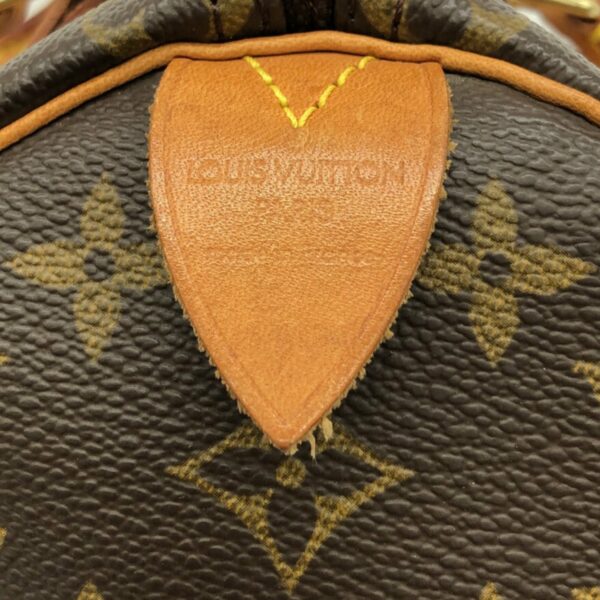 Brown LV Monogram Speedy 25 Boston Bag - Image 7