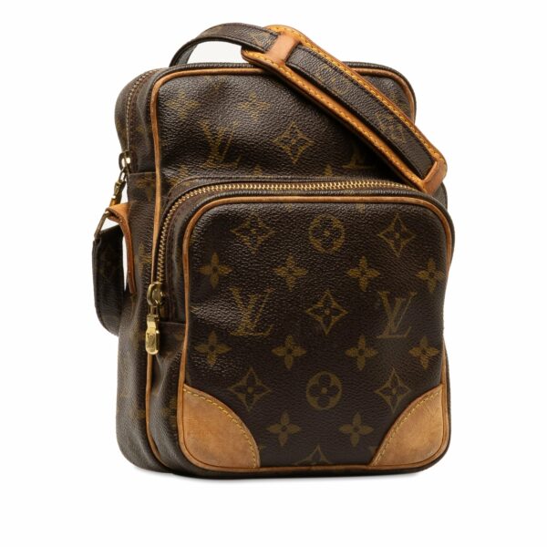 Brown LV Monogram Amazone Crossbody Bag - Image 2