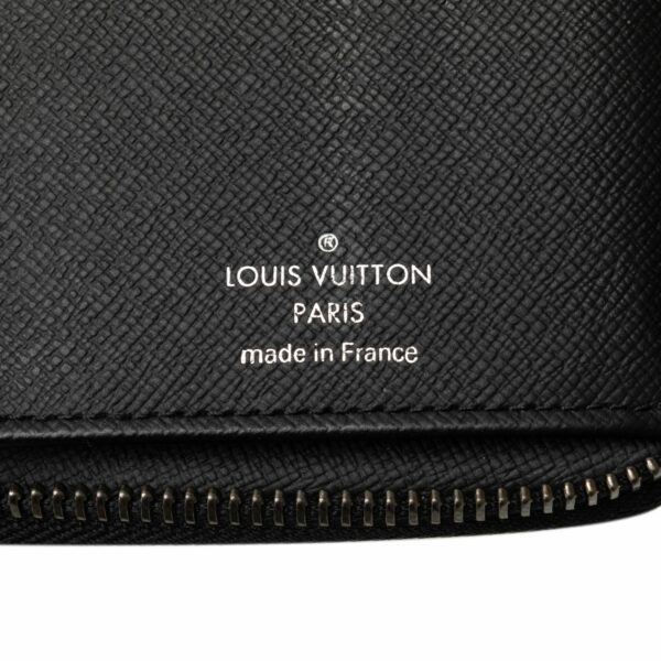 Black LV Monogram Eclipse Zippy Wallet - Image 7