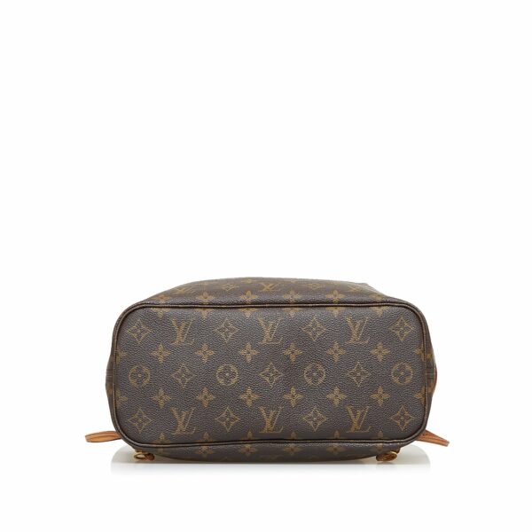 Brown LV Monogram Neverfull PM Tote Bag - Image 3